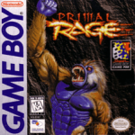 Primal Rage Game Boy box art – classic retro game for GameBoy