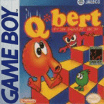 Q*bert Game Boy box art – classic retro game for GameBoy