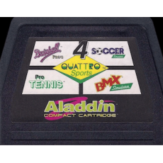 Quattro Sports [Aladdin] NES box art – classic 8-bit game for Nintendo NES