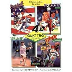 Quattro Sports NES box art – classic 8-bit game for Nintendo NES