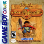 Quest Brian's Journey Game Boy Color box art – old GBC game trade in