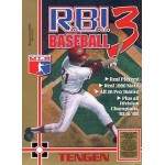 RBI Baseball 3 NES box art – classic 8-bit game for Nintendo NES