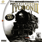 Railroad Tycoon II Gold Edition art work for the sega DreamCast