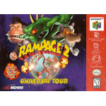 Rampage 2 Universal Tour N64 box art – retro game for Nintendo 64