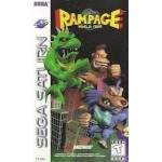 Rampage World Tour Sega Saturn box art – retro game for Sega Saturn