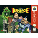 Rampage World Tour N64 box art – retro game for Nintendo 64