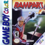 Rampart Game Boy Color box art – old GBC game trade in
