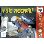 Rat Attack N64 box art – retro game for Nintendo 64