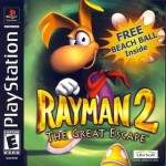 Rayman 2 The Great Escape art work – video game for PS1