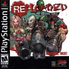Re-Loaded the Hardcore Sequel art work – video game for PS1