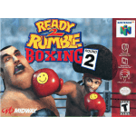 Ready 2 Rumble Boxing Round 2 N64 box art – retro game for Nintendo 64