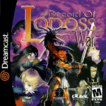 Record of Lodoss War art work for the sega DreamCast