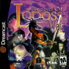 Record of Lodoss War art work for the sega DreamCast