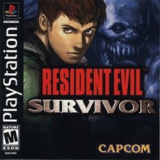 Resident Evil Survivor art work – video game for PS1