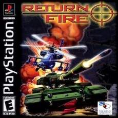 Return Fire art work – video game for PS1