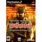 Return to Castle Wolfenstein art work – video game for PlayStation 2