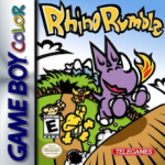 Rhino Rumble Game Boy Color box art – old GBC game trade in