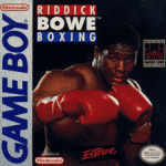Riddick Bowe Boxing Game Boy box art – classic retro game for GameBoy