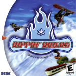 Rippin' Riders Snowboarding art work for the sega DreamCast