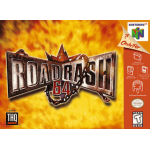 Road Rash 64 N64 box art – retro game for Nintendo 64