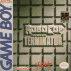 Robocop vs The Terminator Game Boy box art – classic retro game for GameBoy