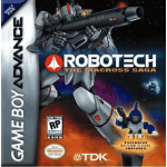 Robotech The Macross Saga art work – action game for Nintendo Game Boy Advance