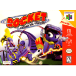 Rocket Robot on Wheels N64 box art – retro game for Nintendo 64