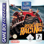 Rock 'n Roll Racing art work – action game for Nintendo Game Boy Advance