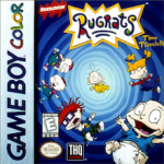 Rugrats Time Travelers Game Boy Color box art – old GBC game trade in