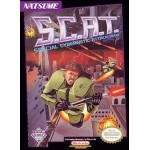 SCAT Special Cybernetic Attack Team NES box art – classic 8-bit game for Nintendo NES
