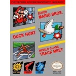Super Mario Bros / Duck Hunt / World Class Track Meet NES box art – classic 8-bit game for Nintendo NES