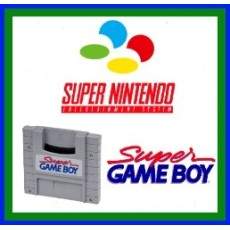 Super Nintendo Super Game Boy cartridge adapter for playing Game Boy games on SNES