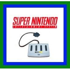 Super Nintendo Super Link multiplayer adapter for 4-player SNES gaming sessions