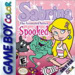 Sabrina the Animated Series Spooked Game Boy Color box art – old GBC game trade in