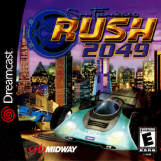 San Francisco Rush 2049 art work for the sega DreamCast