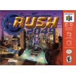 San Francisco Rush 2049 N64 box art – retro game for Nintendo 64