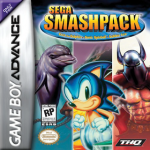 Sega Smash Pack art work – action game for Nintendo Game Boy Advance