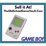 Original Nintendo Game Boy console with battery door – old handheld system trade in