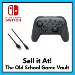 Nintendo Switch Pro Controller with cable – used Switch accessory trade in