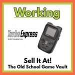 TurboExpress handheld – fully functional with battery door trade-in