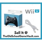 Nintendo Wii U Pro Controller Black – wireless controller for Wii U