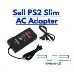 PS2 Slim AC Adapter – official power supply and cord for PlayStation 2 Slim console
