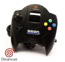 Black Sports Edition Controller Sega Dreamcast - official OEM gamepad for Sega Dreamcast