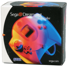 Official Sega Dreamcast controller box art – OEM gamepad for Sega Dreamcast
