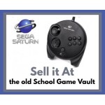 Official Sega Saturn 3D analog controller with thumb pad and trigger buttons