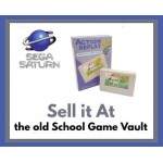 Sega Saturn Action Replay cartridge for cheats, imports, and expanded RAM support