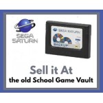 Official Sega Saturn RAM backup memory cartridge for saving game data and progress