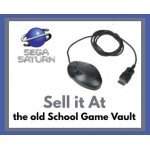 Official Sega Saturn NetLink mouse used for web browsing and compatible games