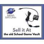 Official Sega Saturn RF switch for connecting console to TV via coaxial input