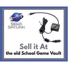 Official Sega Saturn RF switch for connecting console to TV via coaxial input